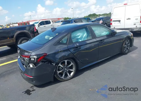 2025 Honda Civic Hybrid Sport/Sport Touring из США, поврежденный, VIN 2HGFE4F85SH330507